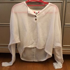 Cropped thin sweater